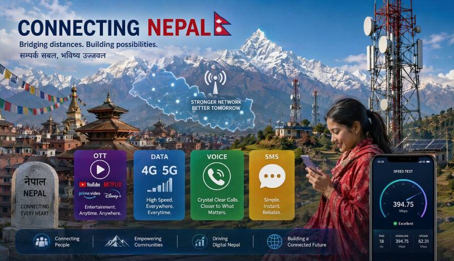 ओटीटी, उच्च कर र नीति परिमार्जन नहुनुका कारण नेपालको दूरसञ्चार क्षेत्र दबाबमा, एक दशकमा सक्रिय प्रयोगकर्कता ६० प्रतिशतले घटे