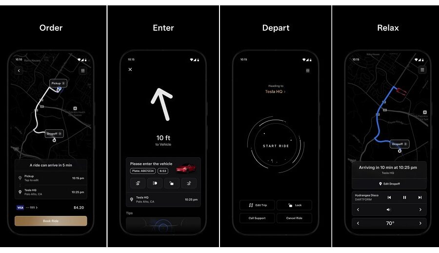 टेस्लाले अन्ततः एन्ड्रोइडका लागि ल्यायो रोबोट्याक्सी एप