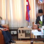 सञ्चारमन्त्री तिमिल्सिनासँग चिनियाँ राजदूतको शिष्टाचार भेट, विभिन्न चिनियाँ कम्पनीका लागि सहज र अनुकूल वातावरण बन्ने अपेक्षा