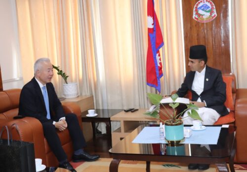 सञ्चारमन्त्री डा. तिमिल्सिनासँग जापानी राजदूतको शिष्टाचार भेट, सूचना प्रविधि क्षेत्रमा सहकार्य गर्न सकिने बारे छलफल