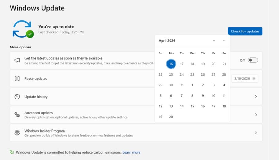 फोर्स्ड विन्डोज अपडेटहरू अब सधैंका लागि पज गर्न सकिने