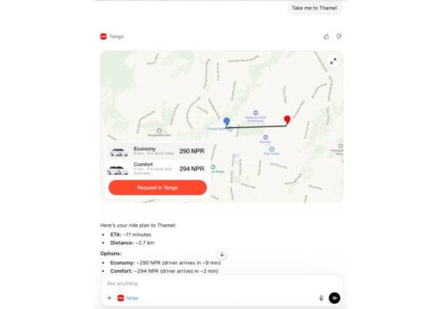 Yango Ride’s new ChatGPT integration enables in-chat trip planning in over 25 countries