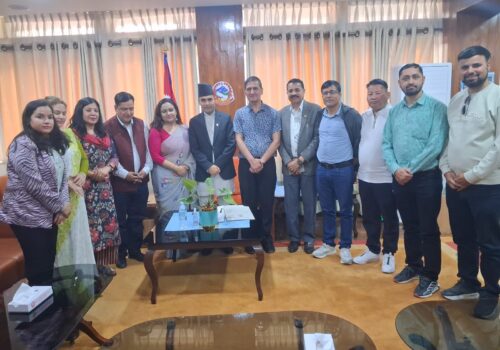 सञ्चारमन्त्री डा तिमिल्सिना र पत्रकार महासङ्घबीच छलफल