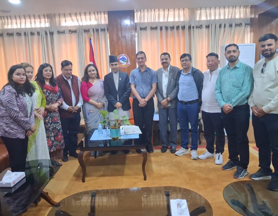 सञ्चारमन्त्री डा तिमिल्सिना र पत्रकार महासङ्घबीच छलफल