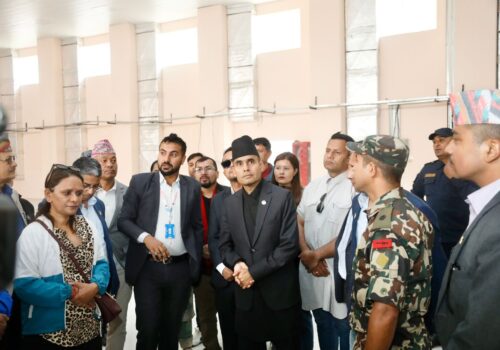 मन्त्री डा तिमिल्सिनाद्वारा सुरक्षण मुद्रण केन्द्रको निरीक्षण, राजस्व तिरेको २४ घण्टाभित्र छाप्न सुरु