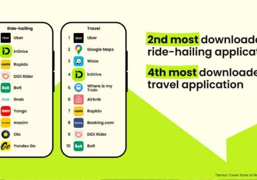 inDrive retains position as world’s second most downloaded ride-hailing app for fourth consecutive year