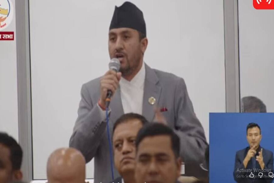 स्मार्ट टेलिकम अनियमिततामा मेरो कुनै संलग्नता छैनः सांसद खरेल