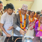 हरित हाइड्रोजन ग्यास उत्पादन र खाना पकाउने प्रविधि विकास नमुना परियोजना उद्घाटन