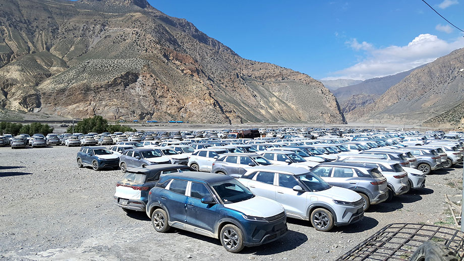 भन्सार छलीको अनुसन्धानका लागि नियन्त्रणमा लिइएका ‘बीवाईडी’ विद्युतीय सवारी साधन फुकुवा