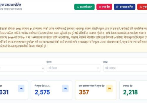 निःशुल्क स्वास्थ्य पोर्टल सुरु गरेपछि १२ सय बढीको उपचार