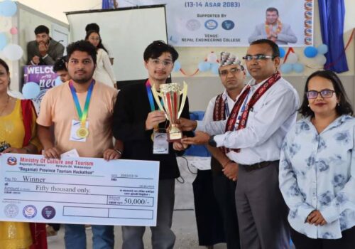नेपाल इन्जिनियरिङ कलेजमा बागमती प्रदेश पर्यटन ह्याकाथन सम्पन्न
