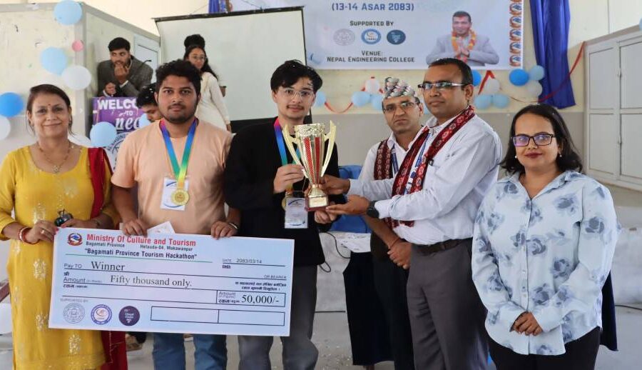 नेपाल इन्जिनियरिङ कलेजमा बागमती प्रदेश पर्यटन ह्याकाथन सम्पन्न