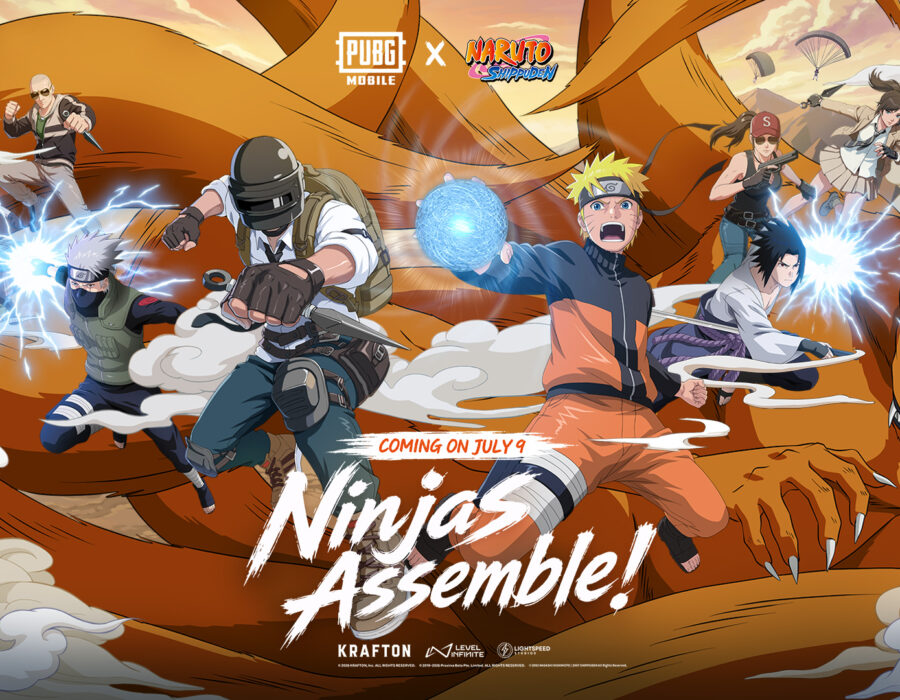 PUBG Mobile and Naruto Shippuden announces partnership with coming Version 4.5