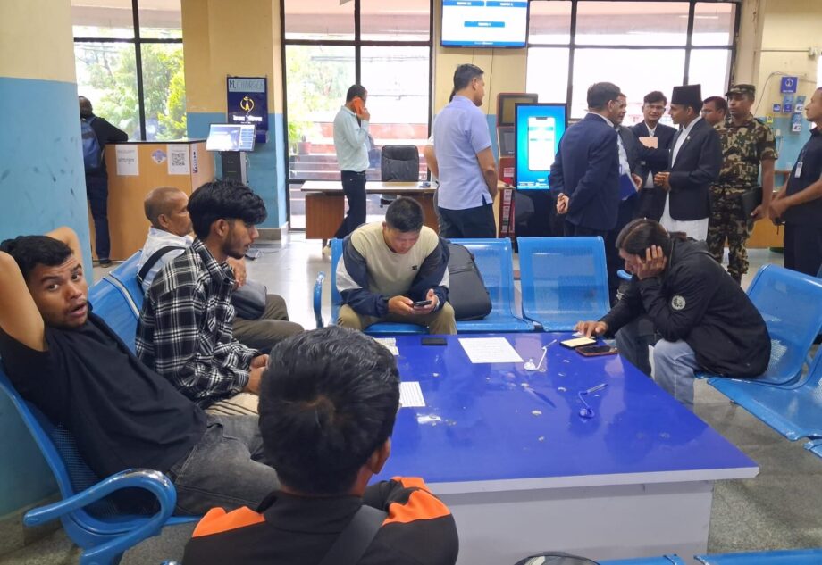 Communications Minister inspects NTC’s Sundhara office, instructs to further improve services