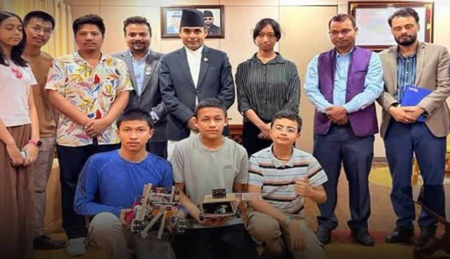 Nepal’s National Robotics teams depart for Geneva 
