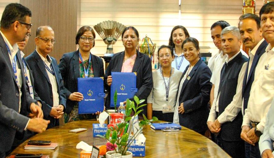 नेपाल टेलिकमले जल तथा मौसमजन्य विपद् जोखिम पूर्वसूचना प्रवाह गर्ने, जल तथा मौसम विभागसँग सम्झौता