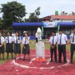 जब बिर्तामोडको आकाशमा उडे चन्द्रयान र रकेट