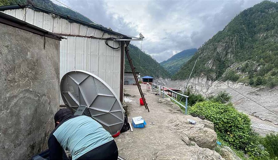 रसुवाको टिमुरेमा रियल–टाइम बाढी अवलोकन तथा निगरानीका लागि सीसी क्यामरा