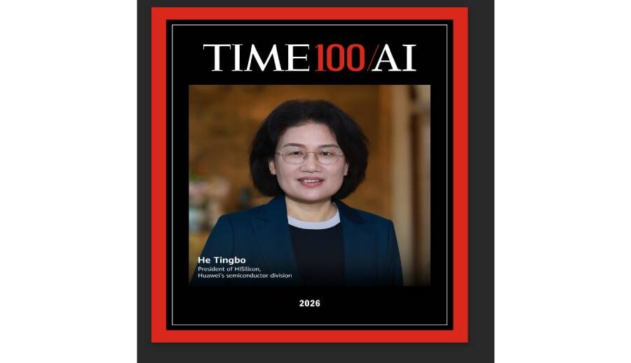 Huawei He Tingbo named to TIME’S fourth annual list of the TIME100 AI