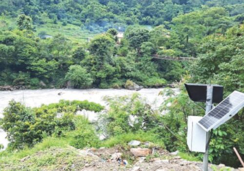 बाढीको सूचना दिन मर्स्याङ्दीमा साइरन