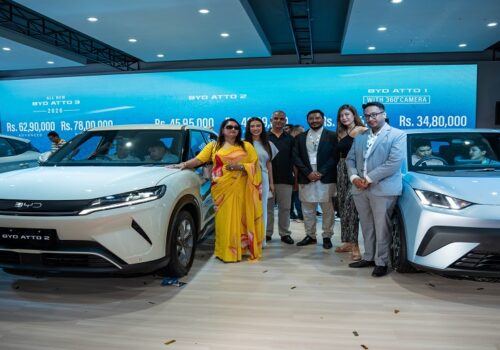 नाइमा मोबिलिटी एक्स्पो २०२६ मार्फत बीवाईडीले नेपालमा सार्वजनिक गर्यो न्यु जेनेरेसनको ‘एट्टो सिरिज’