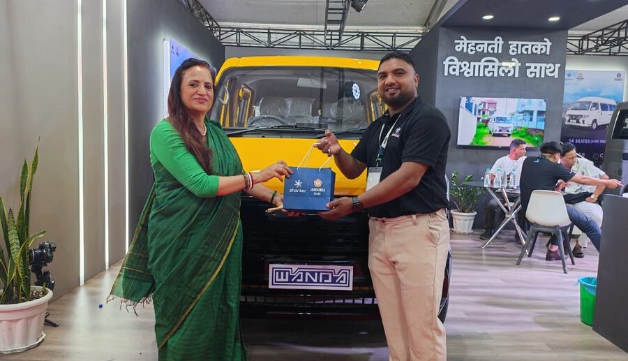 चेरी वान्डाका ईभी भ्यान, बिना धितो हायर पर्चेज सुविधासहित नाइमा एक्स्पोमा