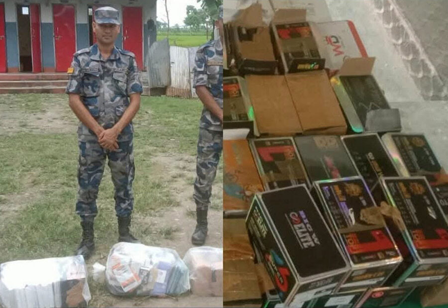 भन्सार छली गरेर भित्र्याएका आईफोनका पार्ट्स दाखिला
