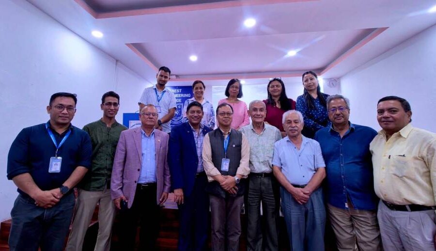 Everest Engineering College organized talk program on ‘Save the Himalayas’