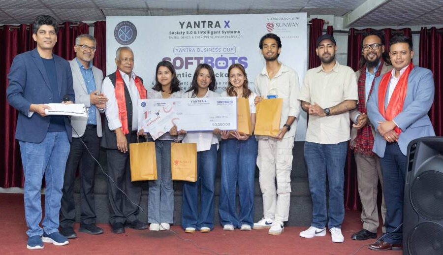 इन्नोभिजनको ‘विपद् साथी’ले जित्यो यन्त्र बिजनेस कप ह्याकाथनको उपाधि