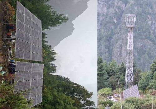 टिमुरेको टेलिफोन टावरमा सोलार प्रणाली जडान, डिजेल ढुवानीको बाध्यता हट्यो