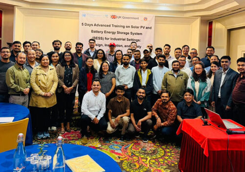 औद्योगिक क्षेत्रमा सौर्य तथा ब्याट्री ऊर्जा प्रविधि प्रवर्द्धन गर्न एईपिसीद्वारा ४५ इन्जिनियरलाई उच्चस्तरीय तालिम