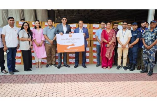 Xiaomi Nepal provides essential household relief sets to flood-affected families