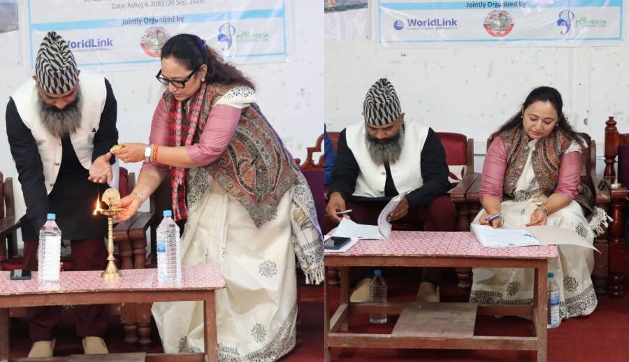 वर्ल्डलिंकले दार्चुलाको महाकाली नगरपालिकामा गर्यो मनोविकास अभियान शुभारम्भ