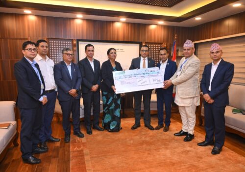 नेपाल टेलिकमले प्रधानमन्त्री दैवी प्रकोप उद्धार कोषमा दियो १० करोड रुपैयाँ