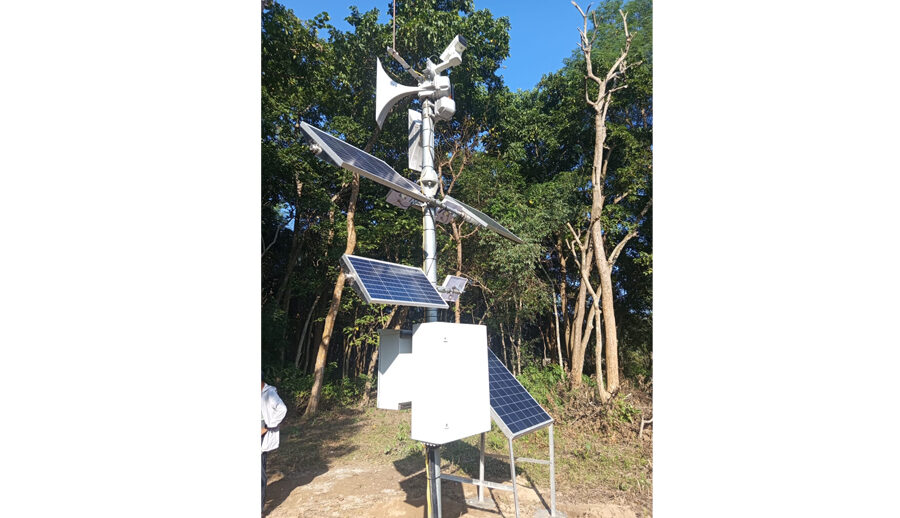 मानव–वन्यजन्तु द्वन्द्व न्यूनीकरण गर्न पूर्वसूचना प्रणाली जडान