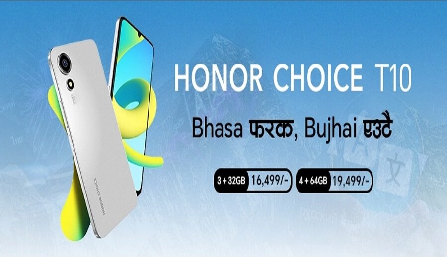 HONOR Choice T10 lands in Nepal with AI translation and 5,000mAh battery